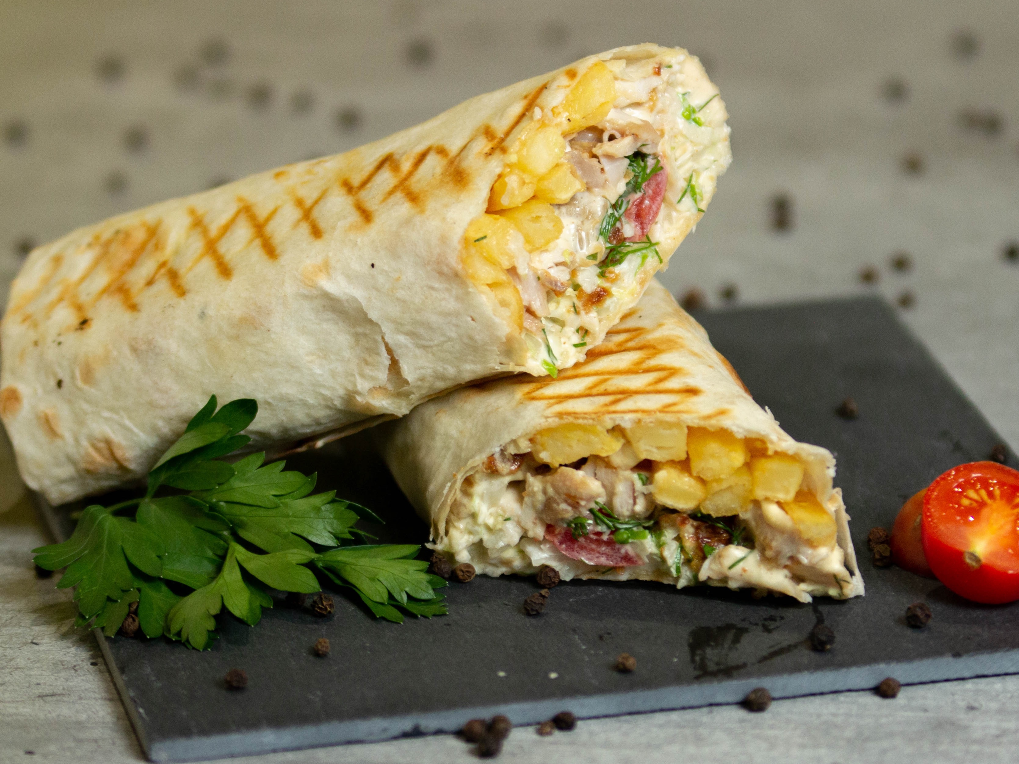 С картошкой фри (мини)