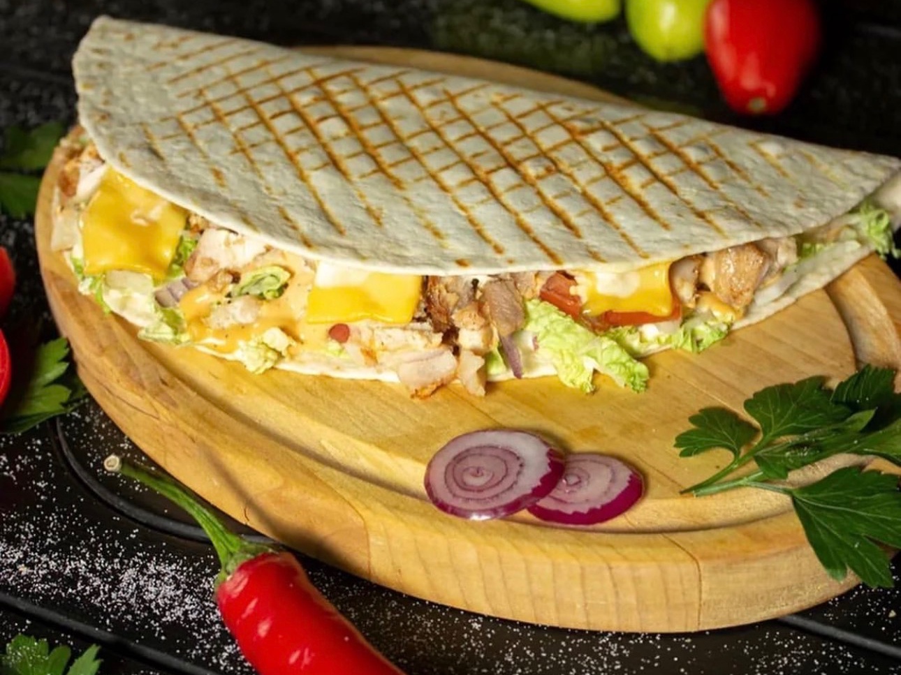 Кесадилья (курица)